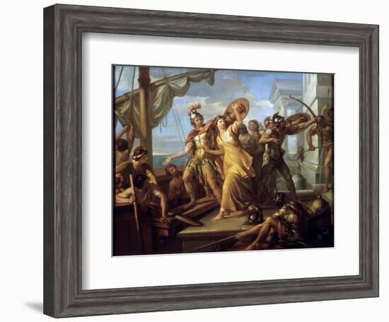 Paris Abducting Helen, C1782-C1784-Gavin Hamilton-Framed Giclee Print