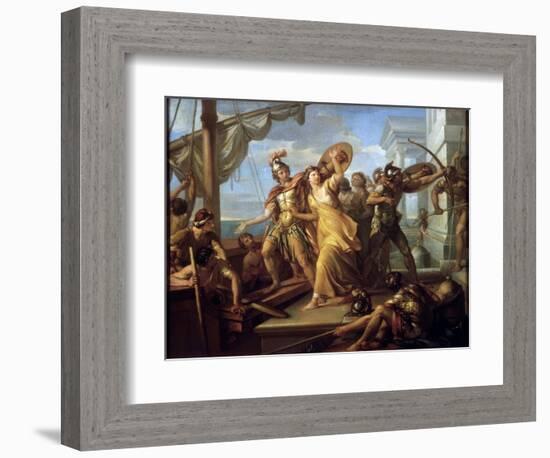 Paris Abducting Helen, C1782-C1784-Gavin Hamilton-Framed Giclee Print