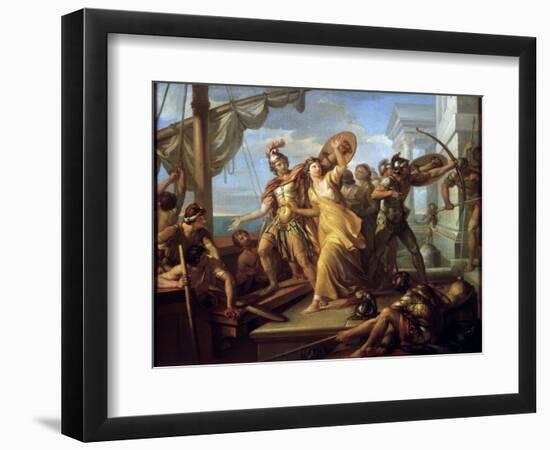 Paris Abducting Helen, C1782-C1784-Gavin Hamilton-Framed Giclee Print