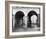 Paris, about 1865 - The Double Doorway, rue de la Ferronnerie-Charles Marville-Framed Art Print