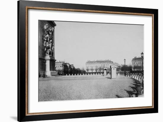 Paris, about 1877 - Place de l'Etoile-Charles Marville-Framed Art Print