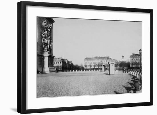 Paris, about 1877 - Place de l'Etoile-Charles Marville-Framed Art Print