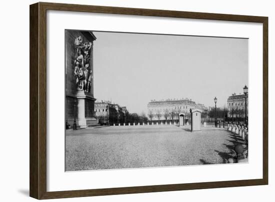 Paris, about 1877 - Place de l'Etoile-Charles Marville-Framed Art Print