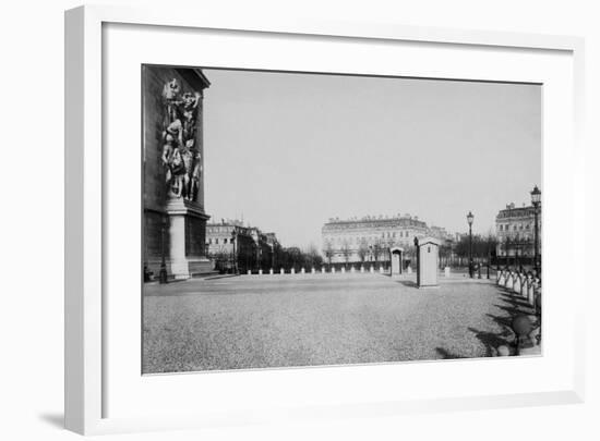 Paris, about 1877 - Place de l'Etoile-Charles Marville-Framed Art Print