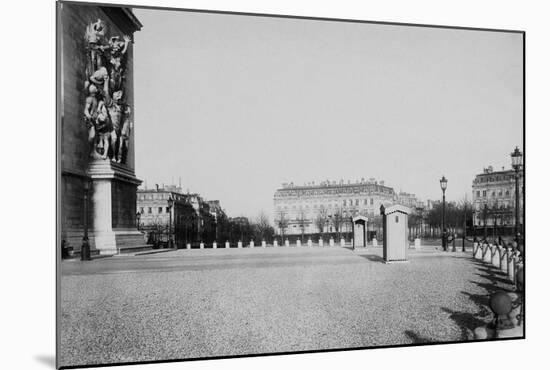 Paris, about 1877 - Place de l'Etoile-Charles Marville-Mounted Art Print