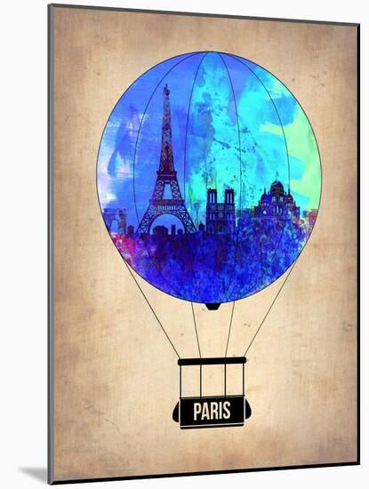 Paris Air Balloon-NaxArt-Mounted Art Print