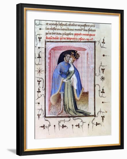 Paris and Helen, C1406-null-Framed Giclee Print