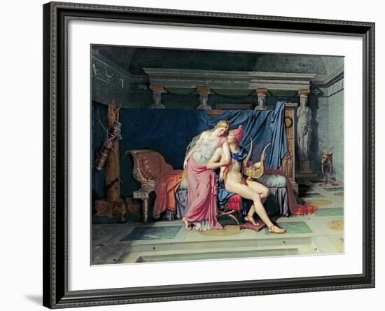 Paris and Helen-Jacques-Louis David-Framed Giclee Print