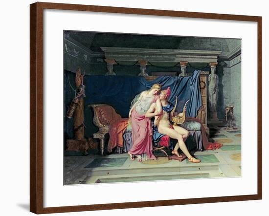 Paris and Helen-Jacques-Louis David-Framed Giclee Print