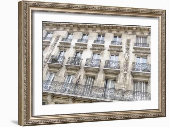 Paris Apartement Building I-Cora Niele-Framed Giclee Print