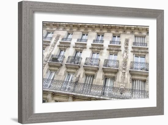 Paris Apartement Building I-Cora Niele-Framed Giclee Print