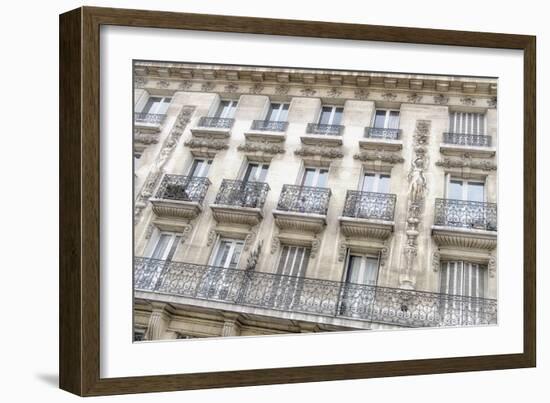 Paris Apartement Building I-Cora Niele-Framed Giclee Print