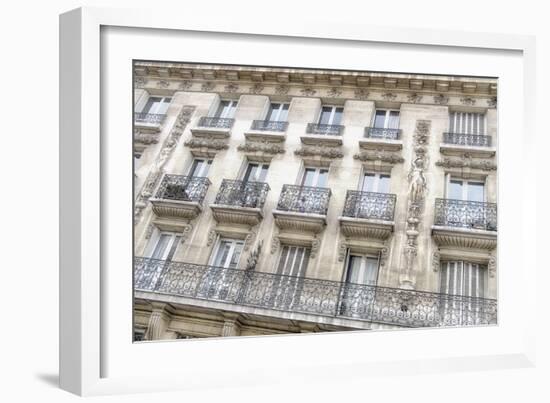 Paris Apartement Building I-Cora Niele-Framed Giclee Print