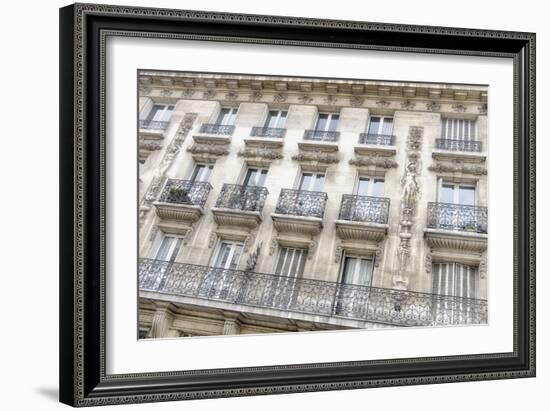 Paris Apartement Building I-Cora Niele-Framed Giclee Print