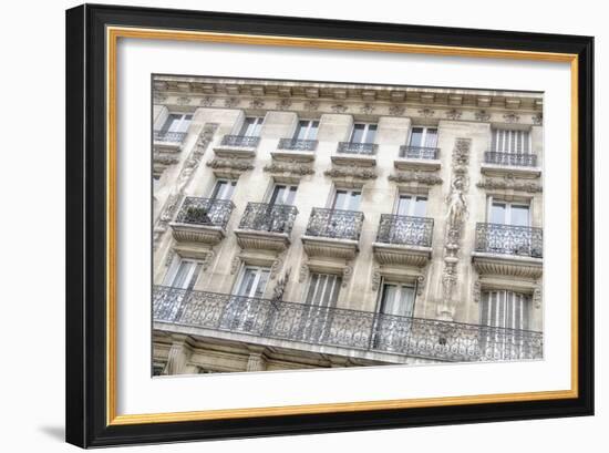 Paris Apartement Building I-Cora Niele-Framed Giclee Print