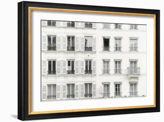 Paris Apartement Building II-Cora Niele-Framed Giclee Print