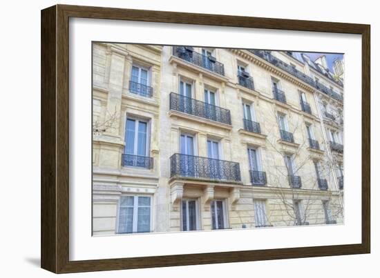 Paris Apartement Building III-Cora Niele-Framed Giclee Print