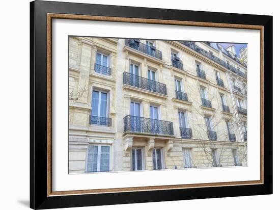 Paris Apartement Building III-Cora Niele-Framed Giclee Print