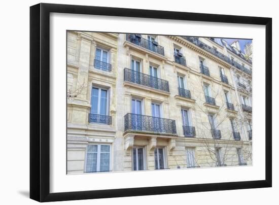 Paris Apartement Building III-Cora Niele-Framed Giclee Print