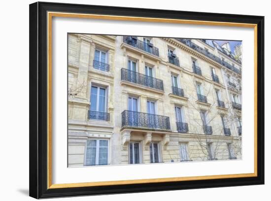 Paris Apartement Building III-Cora Niele-Framed Giclee Print