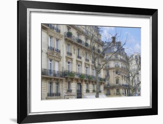 Paris' Apartement Buildings-Cora Niele-Framed Giclee Print