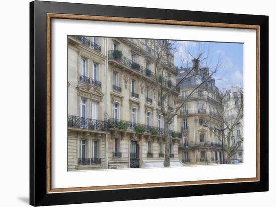 Paris' Apartement Buildings-Cora Niele-Framed Giclee Print