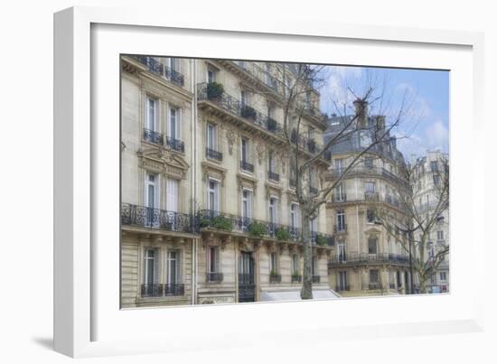 Paris' Apartement Buildings-Cora Niele-Framed Giclee Print