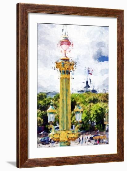 Paris Architecture II - In the Style of Oil Painting-Philippe Hugonnard-Framed Giclee Print