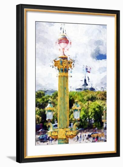 Paris Architecture II - In the Style of Oil Painting-Philippe Hugonnard-Framed Giclee Print