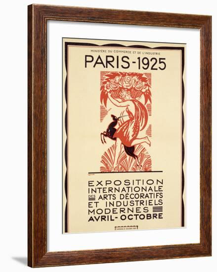 Paris Art Exposition, c.1925-Robert Bonfils-Framed Giclee Print