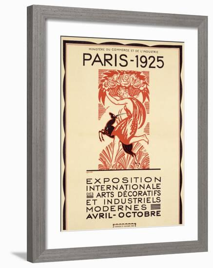 Paris Art Exposition, c.1925-Robert Bonfils-Framed Giclee Print