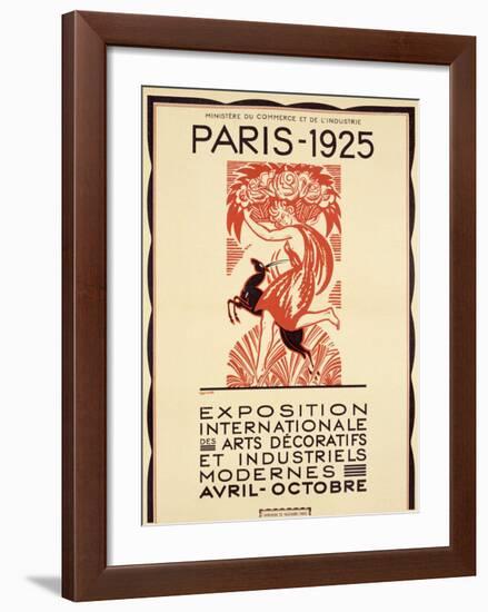 Paris Art Exposition, c.1925-Robert Bonfils-Framed Giclee Print