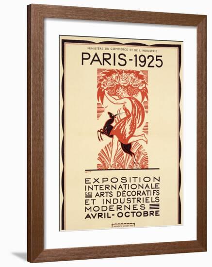 Paris Art Exposition, c.1925-Robert Bonfils-Framed Giclee Print