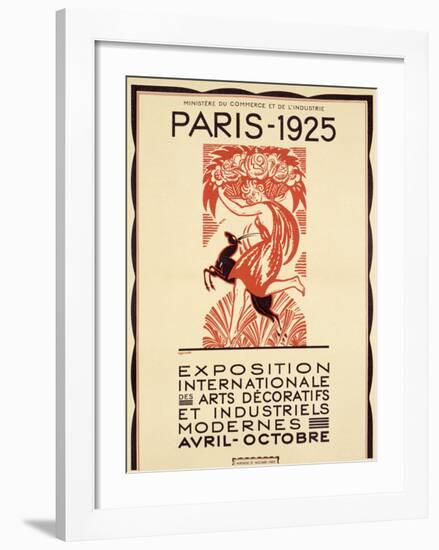 Paris Art Exposition, c.1925-Robert Bonfils-Framed Giclee Print