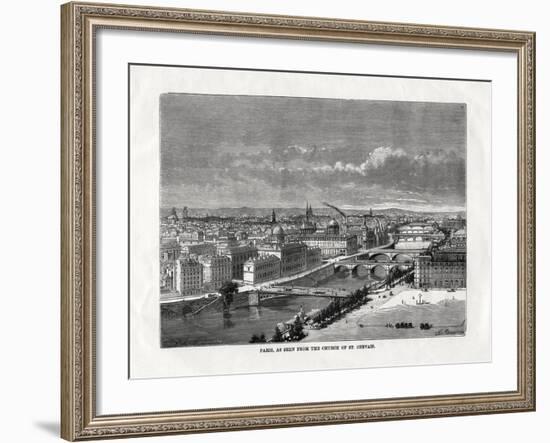 Paris, as Seen from the Church of St Gervais, France, 1879-null-Framed Giclee Print