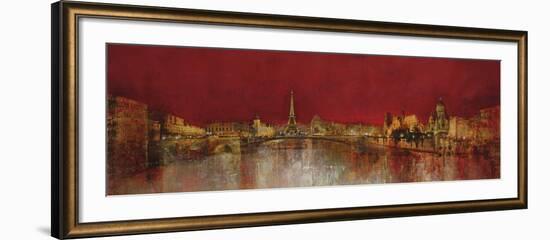 Paris At Night-Kemp-Framed Giclee Print