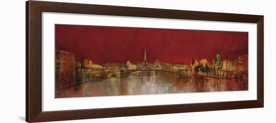 Paris At Night-Kemp-Framed Giclee Print