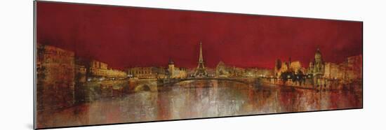 Paris At Night-Kemp-Mounted Giclee Print