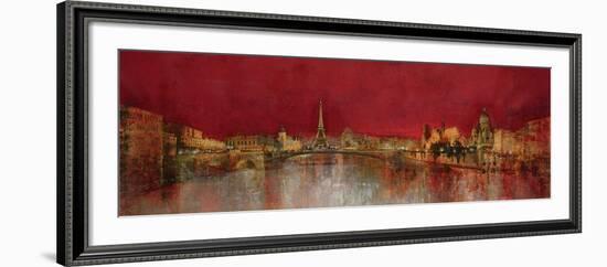 Paris at Night-Kemp-Framed Art Print