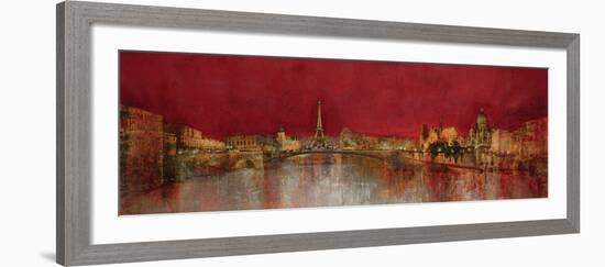 Paris at Night-Kemp-Framed Art Print