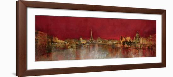 Paris at Night-Kemp-Framed Art Print