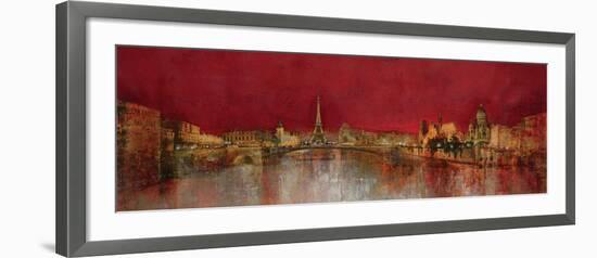 Paris at Night-Kemp-Framed Art Print