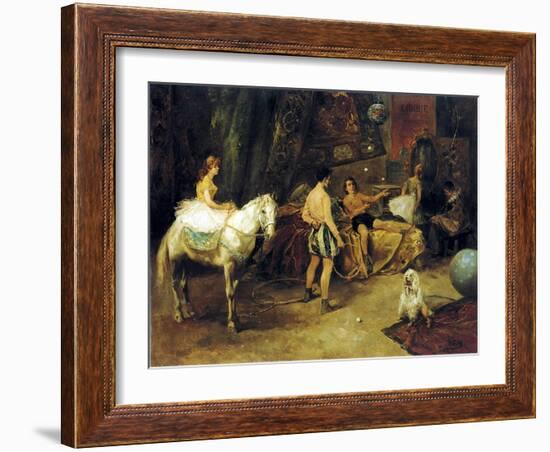 Paris, at the Cirque D'Hiver-Vicente De Paredes-Framed Giclee Print