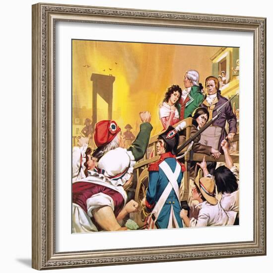 Paris at the Time of the French Revolution-Mcbride-Framed Giclee Print