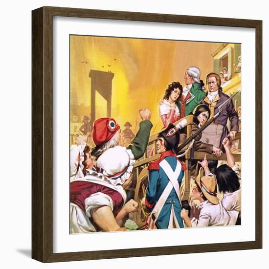 Paris at the Time of the French Revolution-Mcbride-Framed Giclee Print