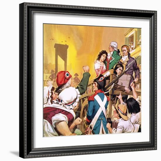 Paris at the Time of the French Revolution-Mcbride-Framed Giclee Print