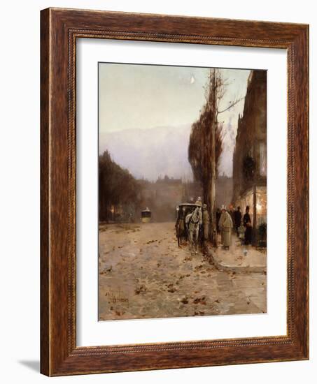 Paris at Twilight-Childe Hassam-Framed Giclee Print