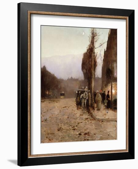 Paris at Twilight-Childe Hassam-Framed Giclee Print