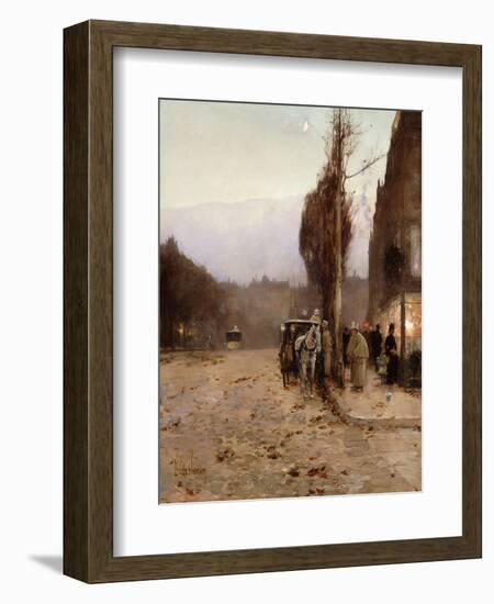 Paris at Twilight-Childe Hassam-Framed Giclee Print