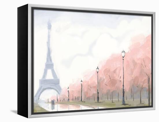 Paris au Printemps II-Jacob Green-Framed Stretched Canvas